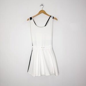 Fore All White & Green Tennis Dress with Built-In Shorts Size XL